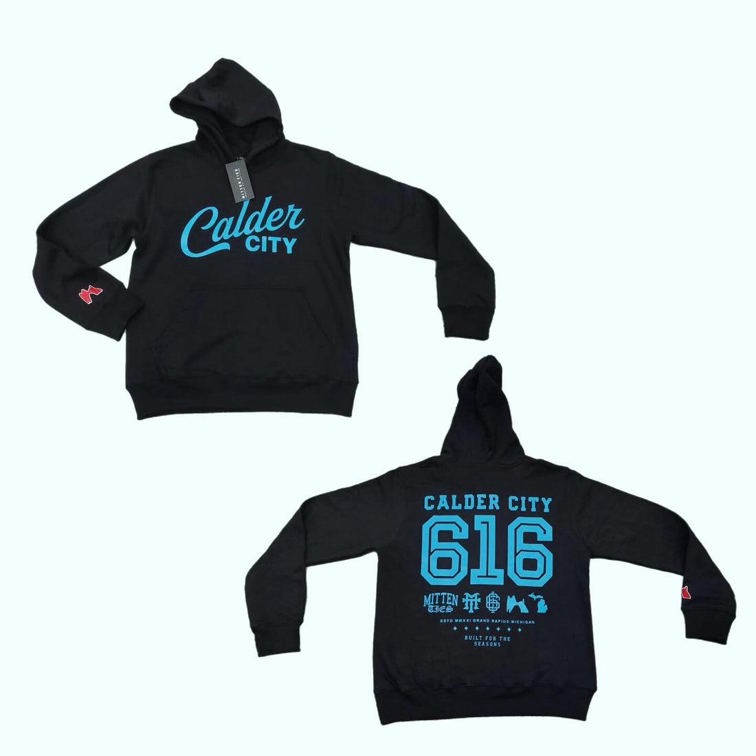 Calder city hoodie black