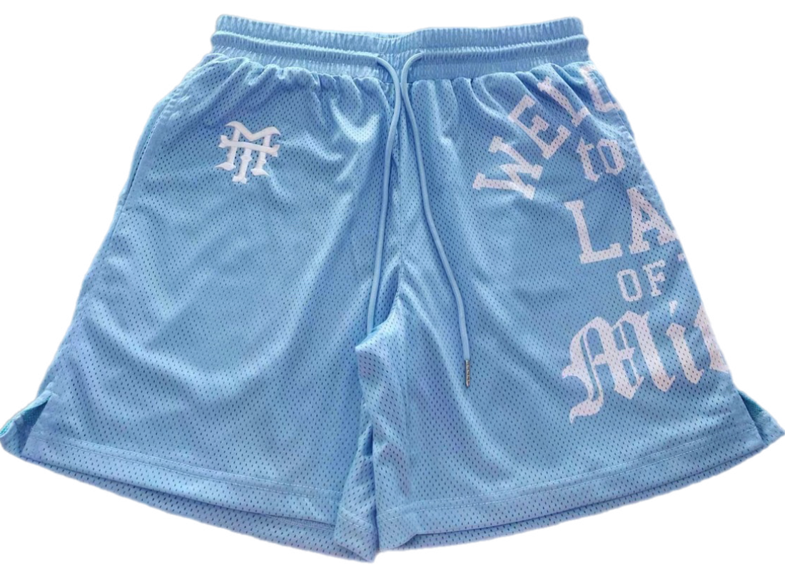 unisex baby blue shorts