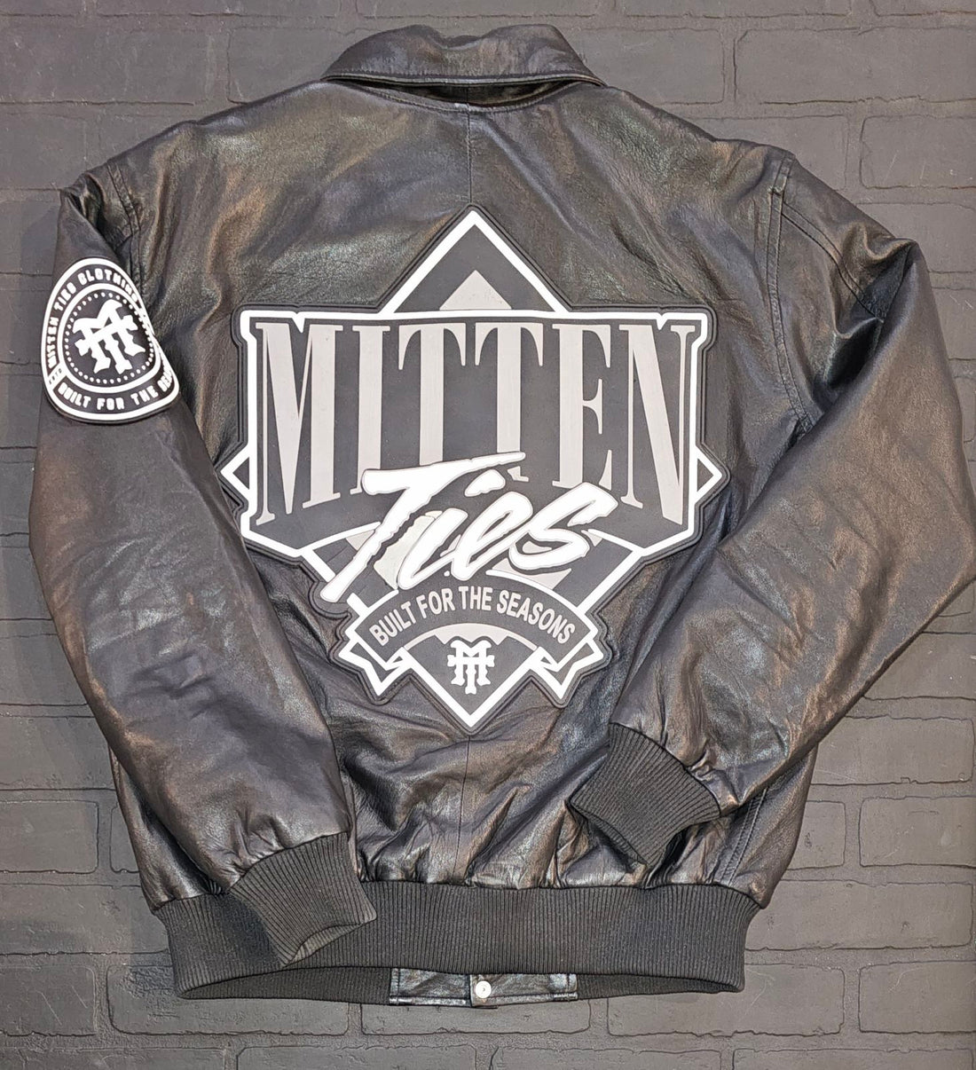 Mitten ties aviator jacket